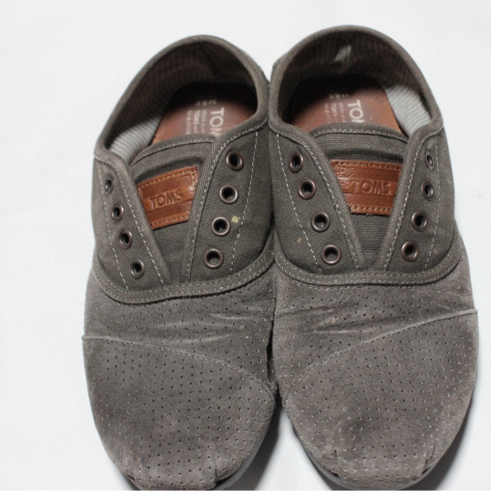 TOMS Men's Charcoal Slip-On Loafers